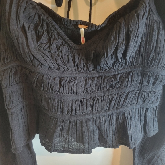 Free People Aurora Top Black - Picture 3 of 7